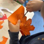 Frotaż jesiennych liści (7)