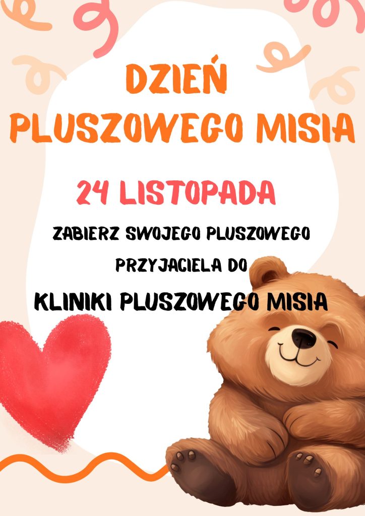 🧸 Dzień Pluszowego Misia – 24 listopada 🧸