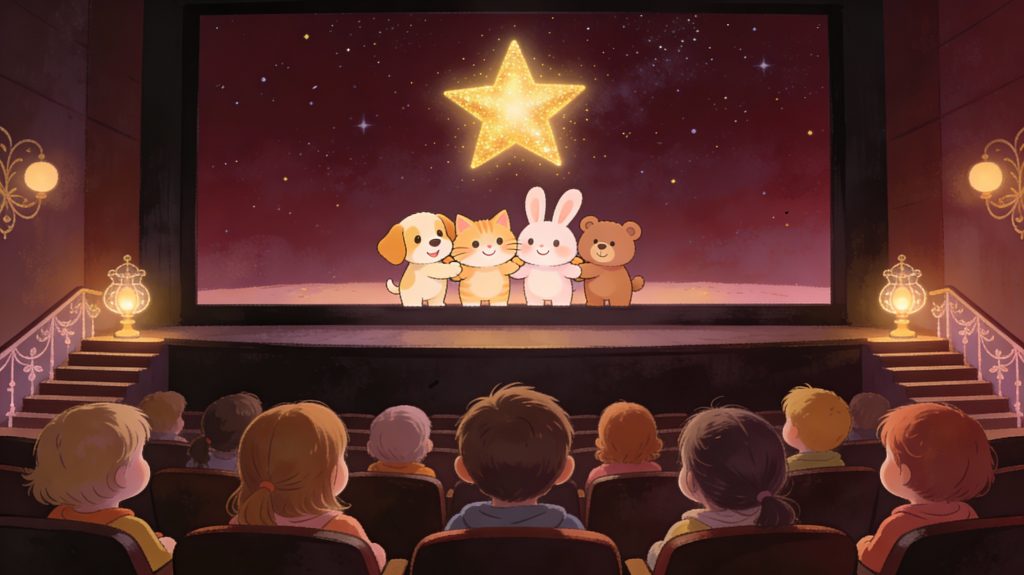 Zajączki idą do kina