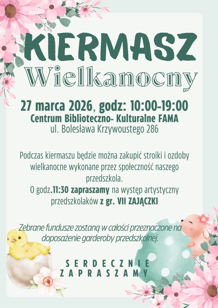 Kiermasz Wielkanocny FAMA Psie Pole